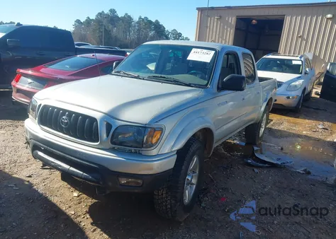 2002 Toyota Tacoma Base V6 из США, поврежденный, VIN 5TEHN72N92Z014553